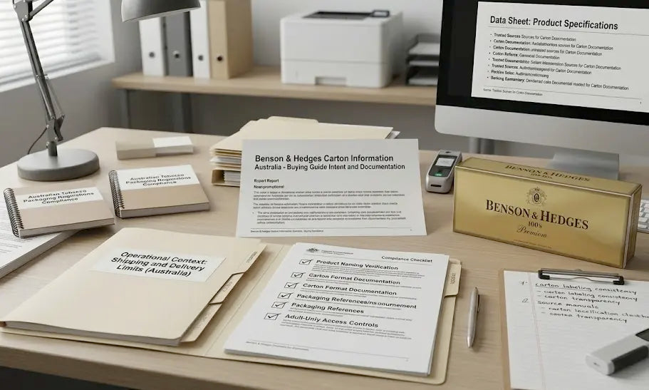 Neutral editorial visual representing benson and hedges cartons australia and related topic context.