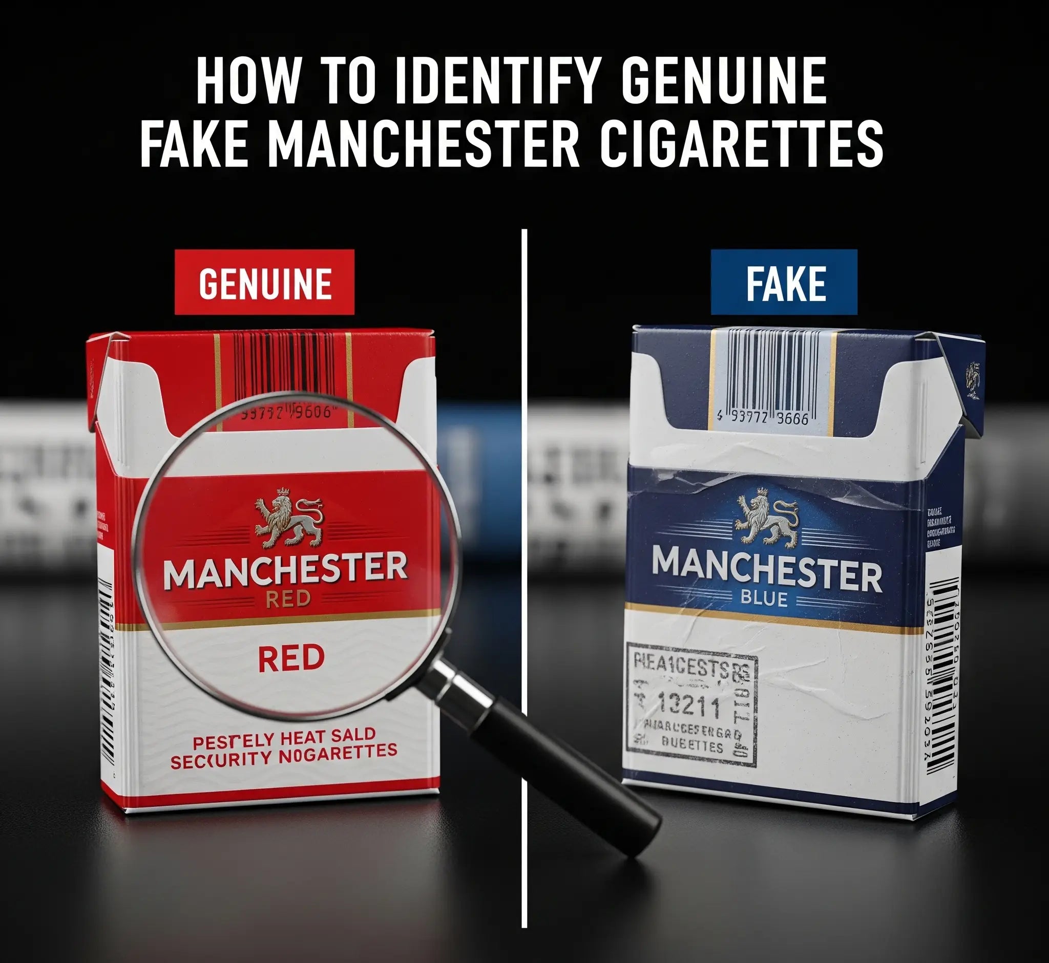 How to Distinguish Between Real and Fake Manchester Cigarettes