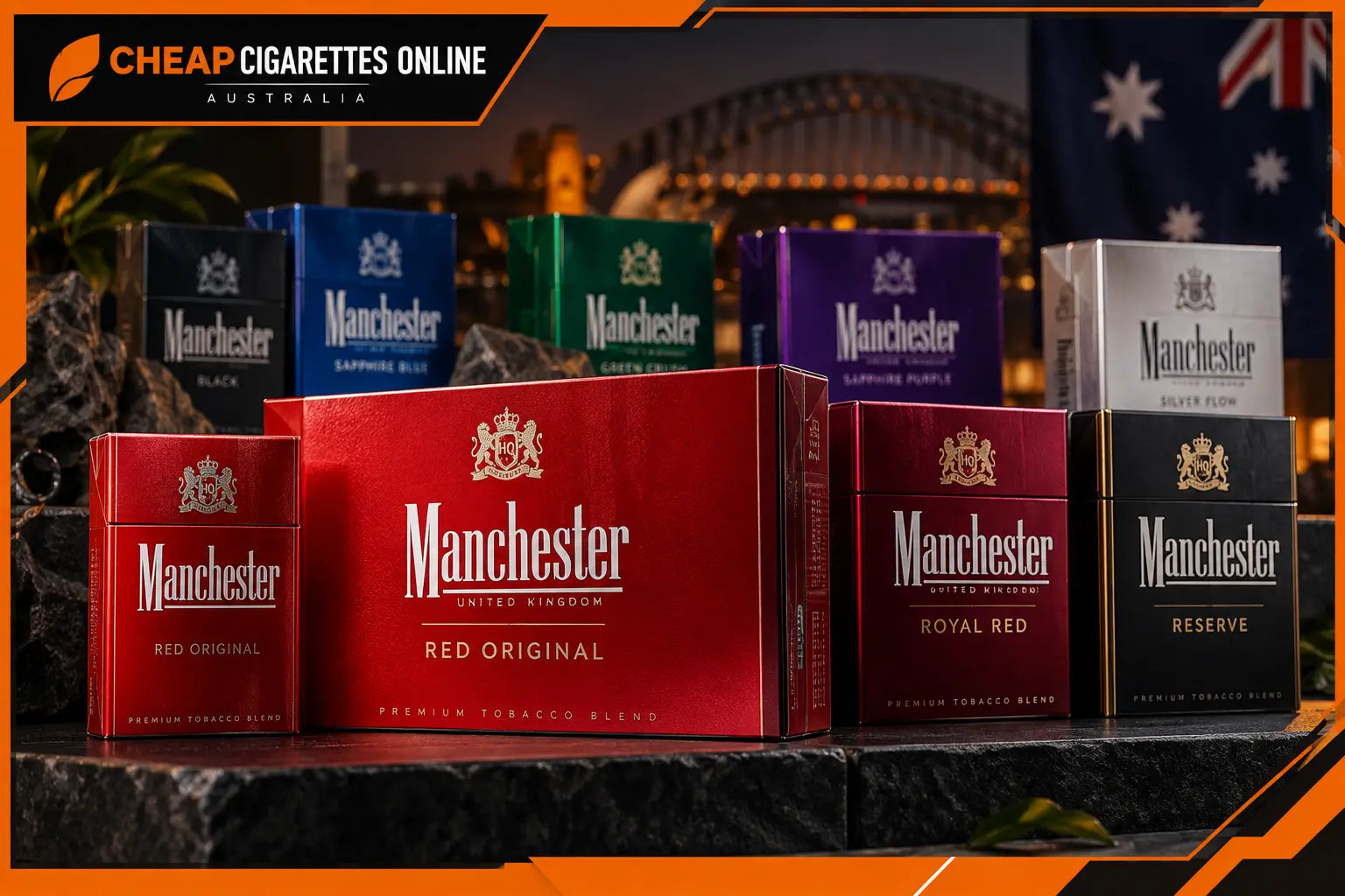 Manchester Red searches connecting Red Original, Royal Red and the wider Manchester range